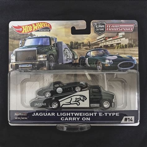 HOT WHEELS 風火輪 TEAM TRANSPORT JAGUAR LIGHTWEIGHT E TYPE 蝦皮購物