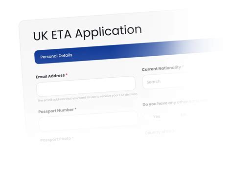 UK ETA Application UKETA