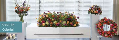 Colorful Funeral Flowers by Flowers.NL – Delivered Across NL