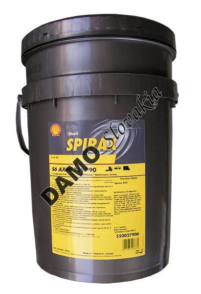 SHELL SPIRAX S6 AXME 75W 90 20l DAMO Slovakia S R O