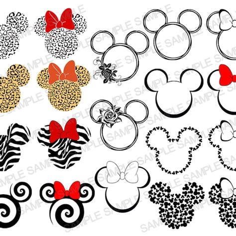 Leopard Minnie Mouse Etsy