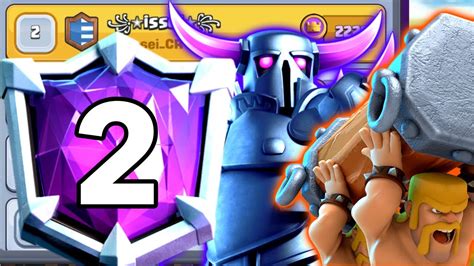 Top2＆🏆2200 With Pekka Bridge Spam Deck 🥰 Clash Royale Youtube