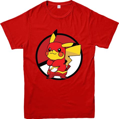 Pokemon Go T Shirt Pikachu Flash Spoof T Shirt InspiRed Design Top EBay