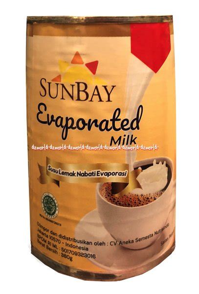 Jual Sunbay Evaporated Susu Lemak Nabati Evaporasi 380gr Milk Susu