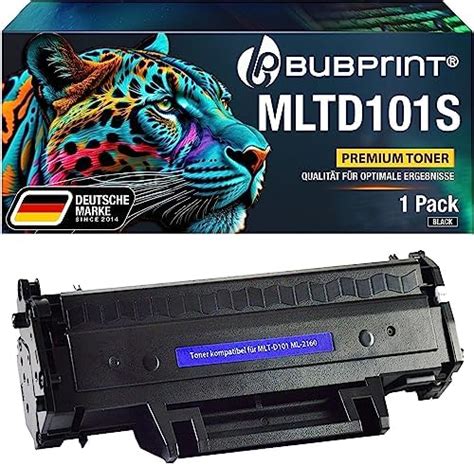 Bubprint Toner kompatibel als Ersatz für Samsung MLT D101S für ML 2160