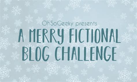 Merry Fictional Blog Challenge Amanda Boldly Goes