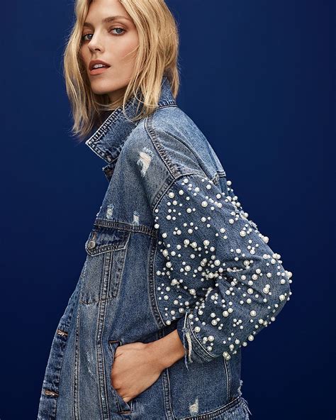 Sunset Spring Embellished Denim Jacket 100 Exclusive Women