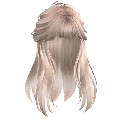 Chic Half Up Half Down Hair Platinum Blonde Roblox