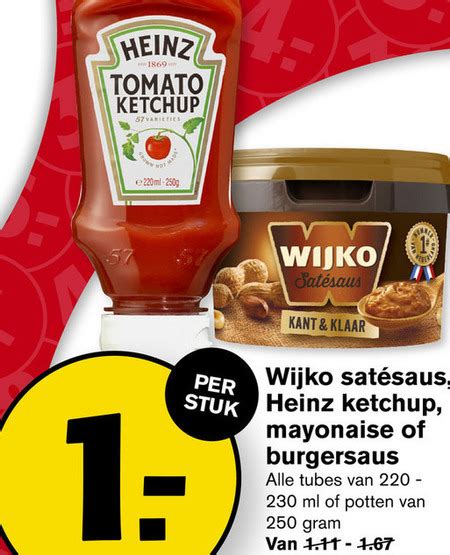 Wijko Mayonaise Tomatenketchup Folder Aanbieding Bij Hoogvliet Details