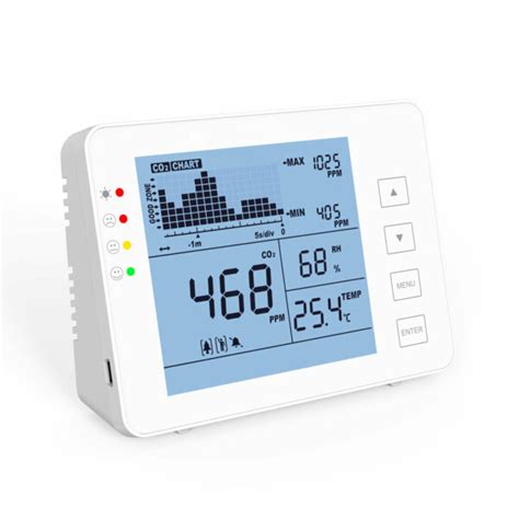 Uni T A Carbon Dioxide Detector With Thermometer And Hygrometer