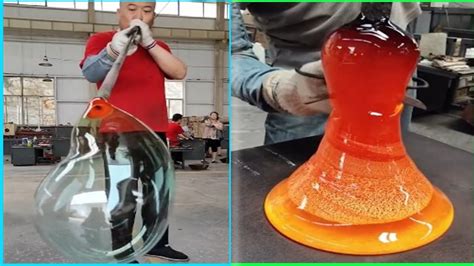 Glass Blowing Compilation New 2021 Very Satysfing Video Youtube