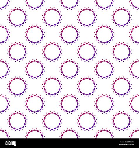 Molecular Structure Seamless Pattern Background Stock Vector