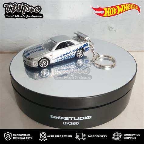Jual Gantungan Kunci Hot Wheels Fast And Furious Nissan Skyline Gt R Bnr R Keyring