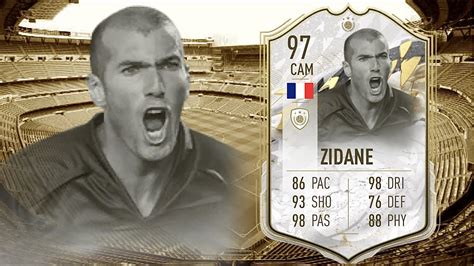 Fifa 22 Zinedine Zidane 97 Prime Icon Moment Player Review I Fifa 22 Ultimate Team Youtube