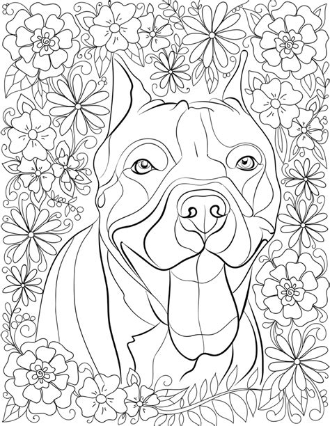 Shiba Inu Coloring Pages At Free Printable Colorings