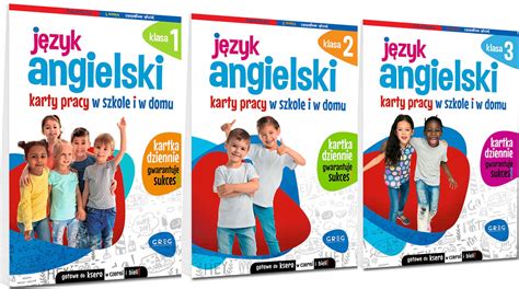 JĘZYK ANGIELSKI KLASA 1 2 3 KARTY PRACY W SZKOLE I W DOMU ĆWICZENIA