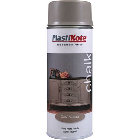 Plasti Kote Chalk Finish Spray Paint Dark Hessian Ml