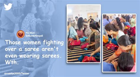 Watch Women Break Into A Violent Fight Over A Saree At Bengaluru Sale