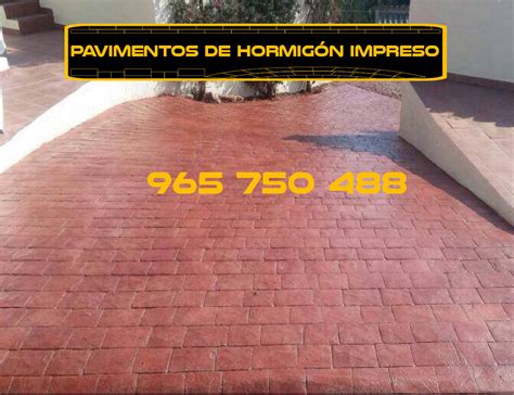 Precio De Hormig N Impreso Pavimentos De Hormigon Impreso