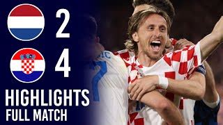 Netherlands Vs Croatia Uefa Nations League Semifinal Highlights