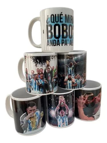 Taza De Cer Mica Argentina Campe N Del Mundo Qatar En Venta En