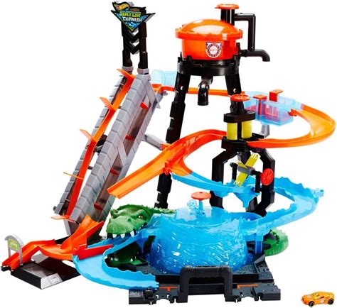 Hot Wheels Ultimate Gator Car Wash Playset รางจระเขลางรถ ฮอทวล Lazada co th
