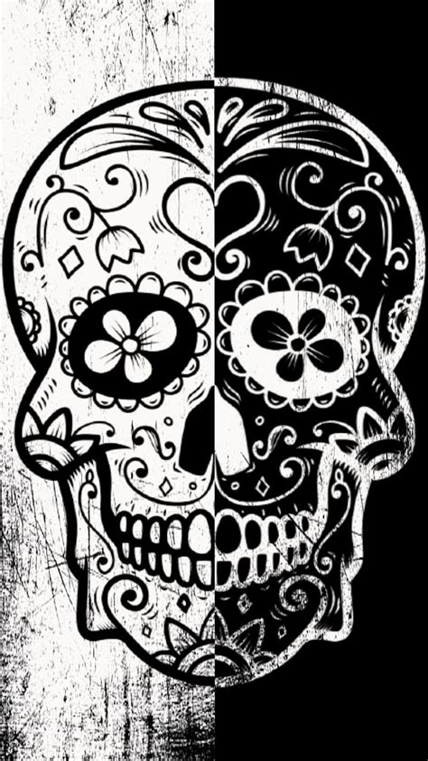 Black Sugar Skulls Wallpaper