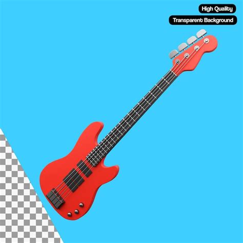 premium psd bass  illustration psd transparent background