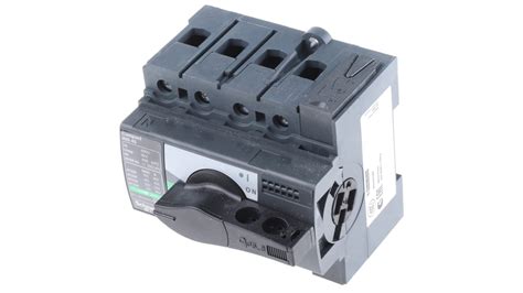 28901 Schneider Electric 4p Pole Isolator Switch 40a Maximum Current 220kw Power Rating