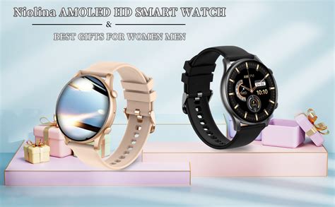 Niolina Smart Watch For Men Receivemake Calls143 Amoled Display