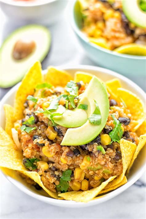 Southwest Quinoa Taco Salad Contentedness Cooking