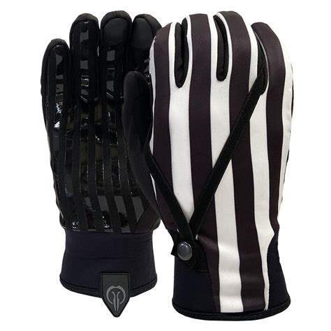 Sports Official Gloves Winter Style Referree Stripes Industrious