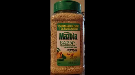 Mazola Sazon Con Culantro Especias Y Ablandador De Carne Seasoning With