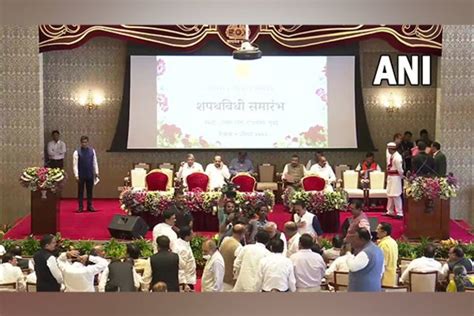 Maharashtra Cabinet Expansion 18 Mlas Take Oath As Ministers