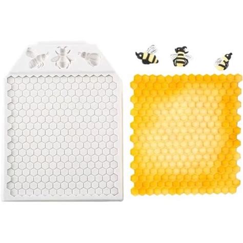 Moule En Silicone Pour Créations Sur Le Thème Du Nid D Abeille De La