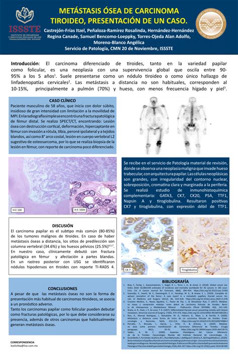 Pdf Met Stasis Sea De Carcinoma Tiroideo Presentaci N De Un Caso