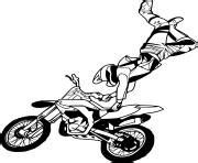 Coloriage Motocross Yamaha Bob Hannah JeColorie