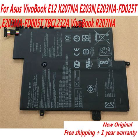 Original C N Laptop Battery For Asus Vivobook E X Na E N