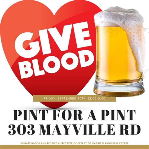 We're Hosting a "Pint for a Pint" Blood Drive