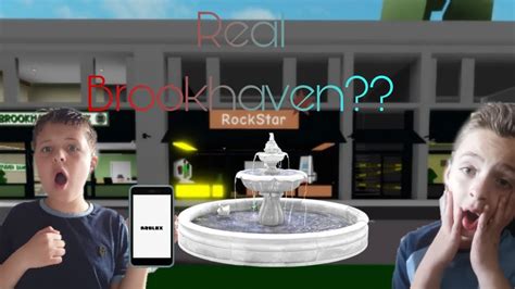 Brookhaven In Real Life Youtube
