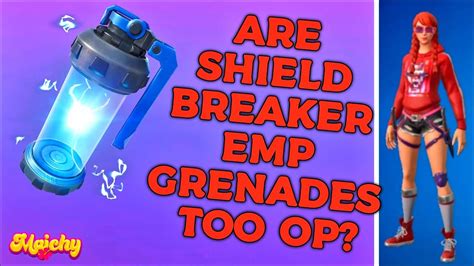 Using Shield Breaker EMP Grenades To Counter Cars In Fortnite Chapter