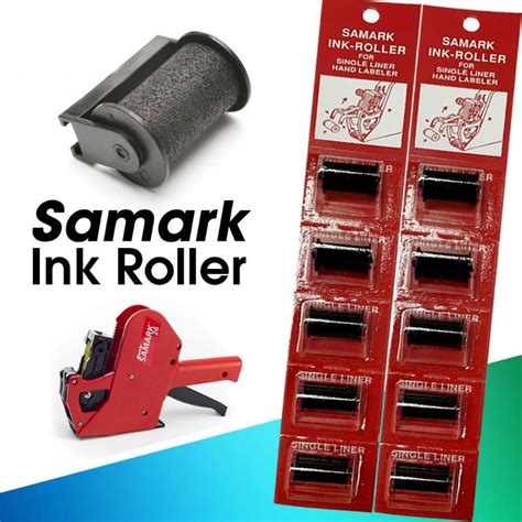 Sato Samark Hand Labeler Ink Roller 1 Pack X 5pcs Shopee Philippines