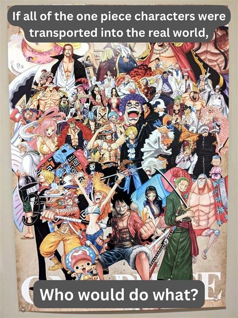If all of the one piece characters were transported into the real world