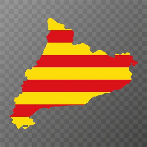 Catalonia Map Spain Region Vector Illustration 12587826 Vector Art