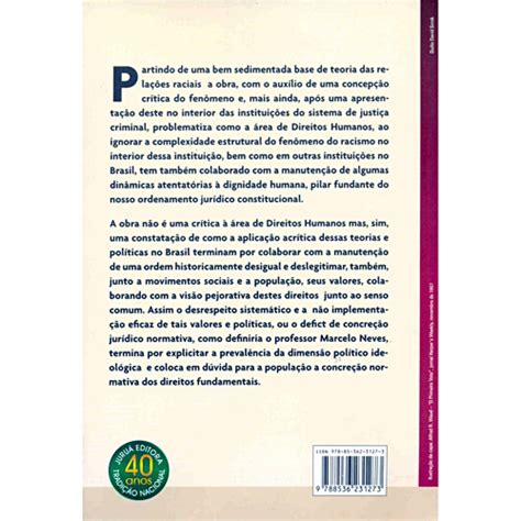 Livro Racismo Estrutural No Brasil E Penas Alternativas Os Limites