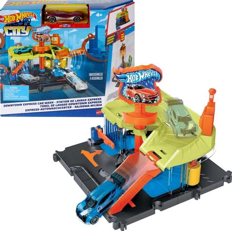 Mattel Hot Wheels City mały zestaw z autkiem HDR27 Morele net