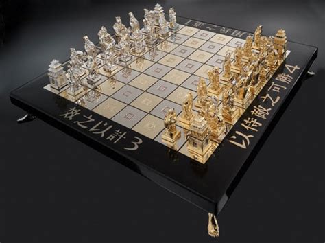 The Art Of War: Gold and Jeweled Chess Set – Elite Choice