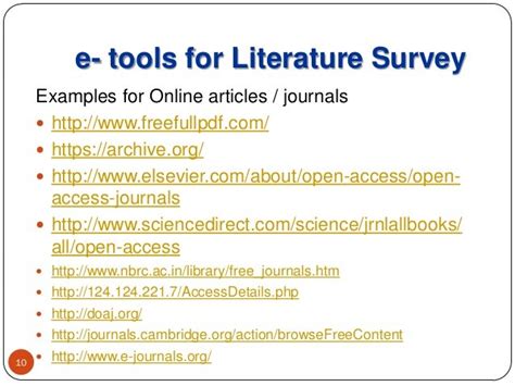 ICT Tools for Research and Publications