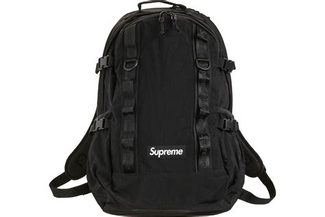 Supreme Backpack Fw20 Black Fw20 Us