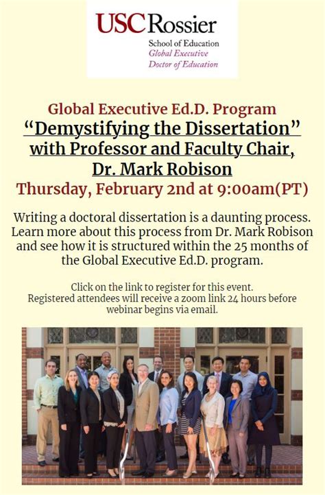 Usc Rossier Global Executive Edd On Linkedin Please Join The Global